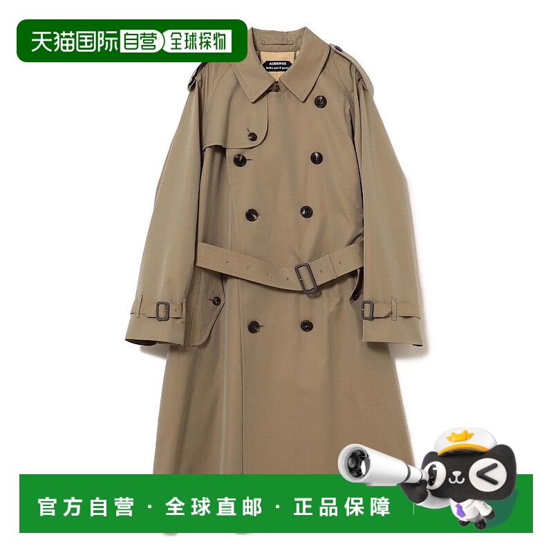 1h可退 日本直邮AUBERGE × Brilla per il gusto 棉丝混纺风衣