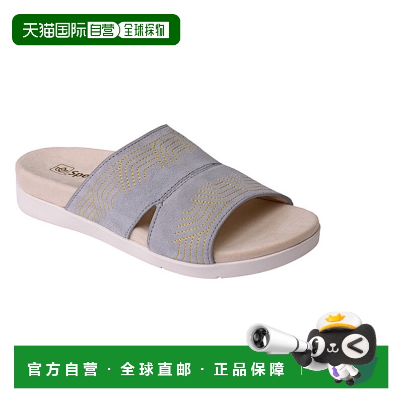 自营Spenco SP1070LGR Sandal WoLight Gray Twilight Ellie Slip