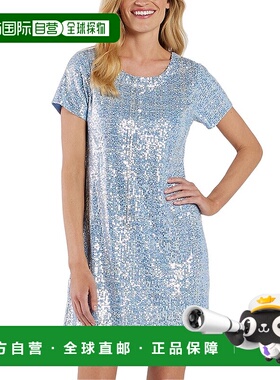 自营 Jude Connally Ella T恤连衣裙-蓝色 美国奥莱直发