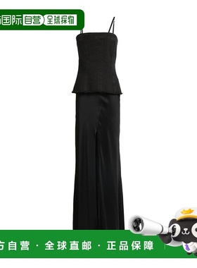 1h可退 香港直邮Blumarine 蓝色情人 女士 牛仔连衣裙 black黑色