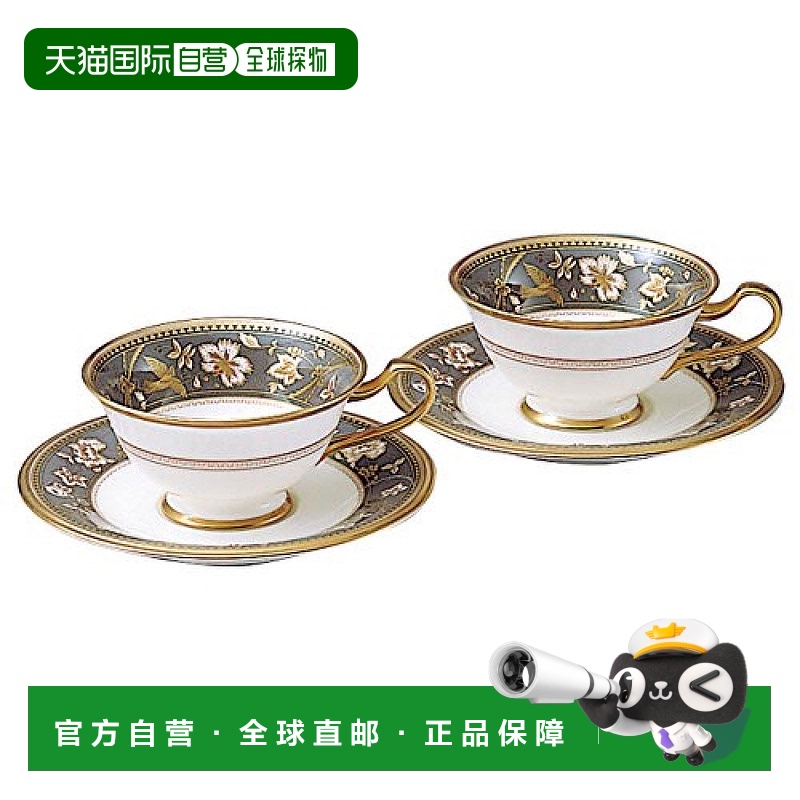 【日本直邮】Noritake则武 厨房用品骨瓷下午茶杯套装 Y6988