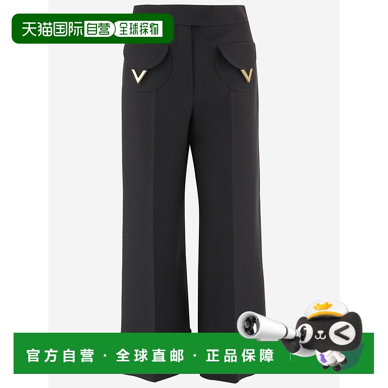 1h可退 香港直邮VALENTINO 女士休闲裤 8B3RB7251CF0NO SS2026 黑