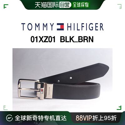 韩国直邮TommyHilfiger 腰带/皮带/腰链 Tommy腰带/01XZ01/黑色_/