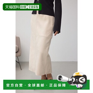 Aid针织麂皮半身裙包臀裙 日本直邮MOUSSY Fake