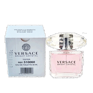 香港直发versace范思哲晶钻女士EDT香水花香果香调90ml正品粉钻
