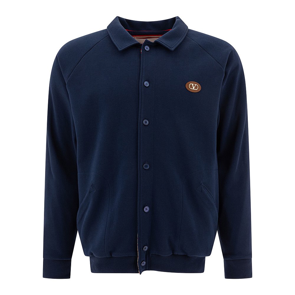 VALENTINO 男士卫衣 6V3MF28SAQCD51 SS2025 蓝色 Sweatshirts