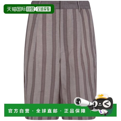 香港直邮EMPORIO ARMANI 男士亚麻短裤 EM005874AF13812F6216