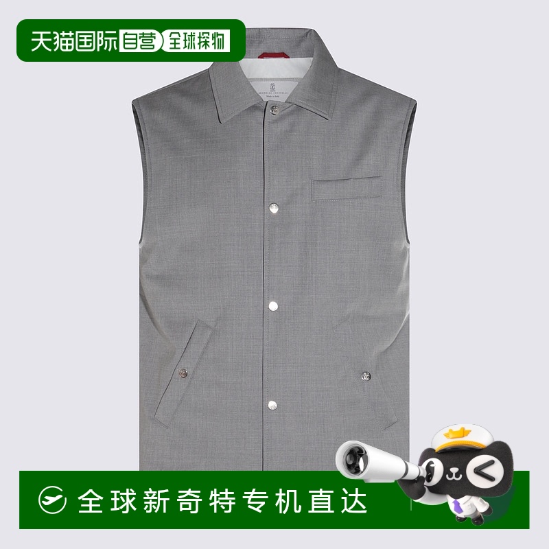 1h可退 香港直邮BRUNELLO CUCINELLI 男士马甲 MM4506520CMM49 SS