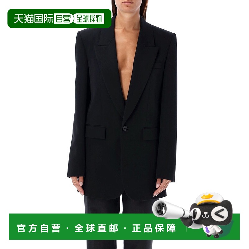 1h可退 香港直邮潮奢 Saint Laurent 圣罗兰 女士 长袖羊毛西装外