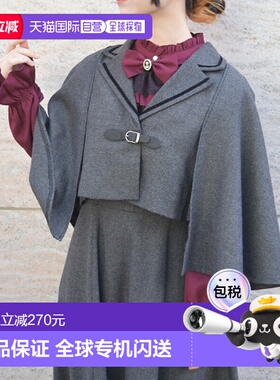 1h可退 日本直邮axes femme 女装 宽松赫林骨纹感 仿西装领 装饰