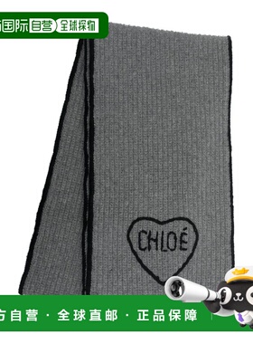 香港直邮CHLOÉ 女士围巾 26SKS05WCS012 SS2026 灰色 E Encoeur S