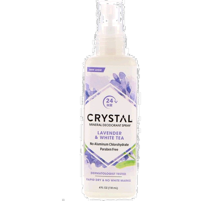 香港直邮Crystal Body Deodorant净味喷雾薰衣草白茶香70g正品