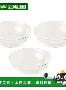 【日本直邮】东洋佐佐木 玻璃大碗3件 φ18×6cm 日本制 P-19301