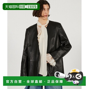 1h可退 日本直邮PRANK PROJECT 女装 羊革无领夹克 柔软细腻高级