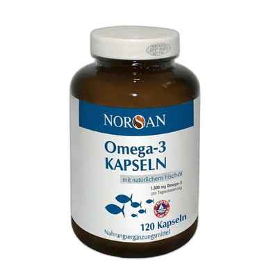 Norsan诺山1500mg深海鱼油mega3120粒呵护心脑助力视力