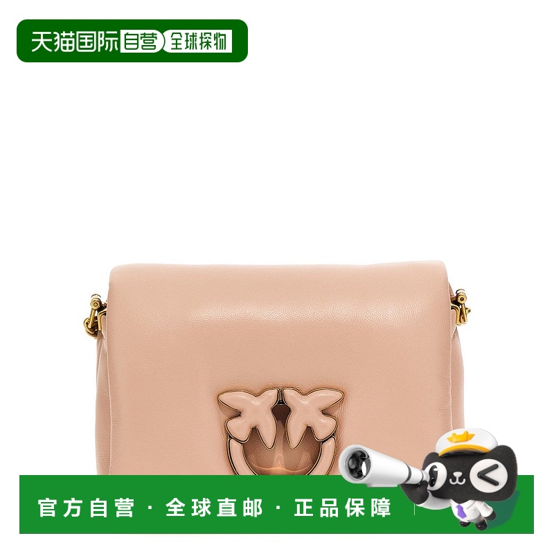 自营 pinko“Love Click Baby Puff”斜挎包-粉红色 美国奥莱直发