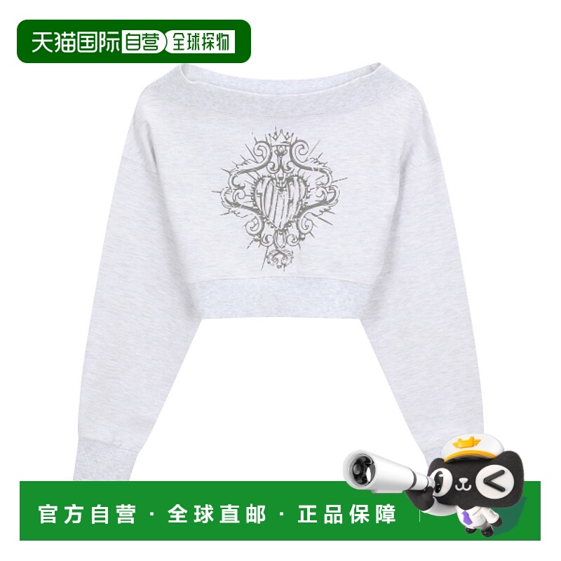 韩国直邮GOTTER GALLERY 公用卫衣 GT25WSTP01GY OFF SHOULDER SW