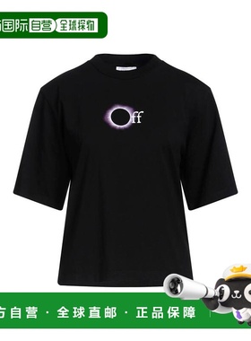 香港直邮off-white 女士 T恤 black黑色 舒适时尚