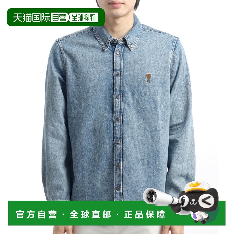韩国直邮AMI USH786 DE0056 牛仔夹克 480长袖