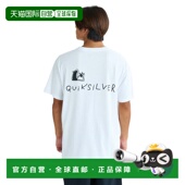 T恤 DRAWN 日本直邮Quiksilver 男士 半袖 25SUQST252005WHT 白