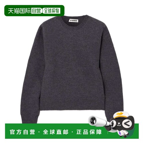 香港直邮JIL SANDER 女士针织衫 J01GP0103032 AW2024 灰色 圆领