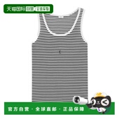 香港直邮Saint 832278Y37ZN条纹 背心 Laurent 无袖