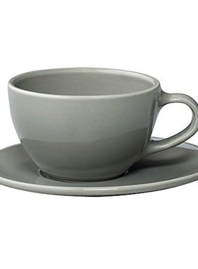 日本直邮KINTO生活用品工具茶具TOPO杯+茶托咖啡300ml灰色26552