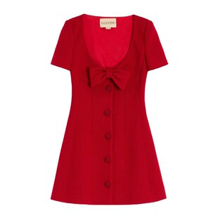 女士连衣裙 短袖 BVAH3090YR9M 红色 连衣裙 AW2025 VALENTINO