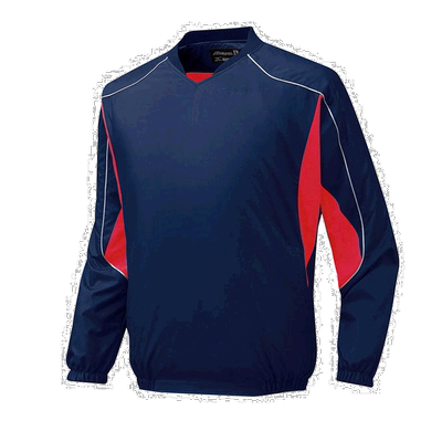 日潮跑腿MIZUNO美津浓 美津浓儿童V领夹克 12JE5V4314 × 140