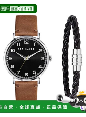 自营 Ted Baker TB Timeless Phylipa男士手表-棕色 美国奥莱直发