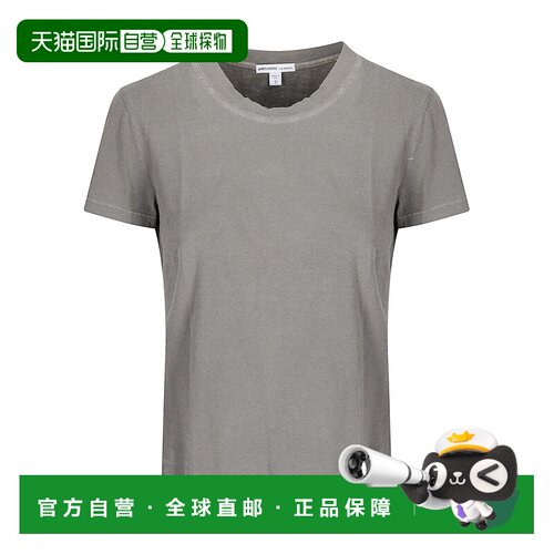 香港直邮James Perse 女士T恤 WLJ3114LOLP AW2026 黄色 T-shirt