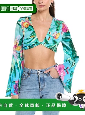 自营 rococo sand洛可可沙顶-蓝色 美国奥莱直发上衣女装性感