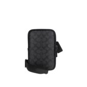 男士 COACH 奥莱款 PVC配皮单肩斜挎包