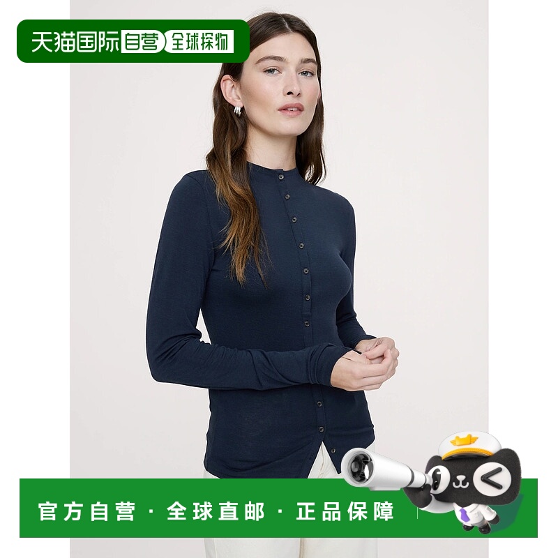 1h可退 日本直邮BANANA REPUBLIC 女装 仿羊毛混纺 针织开衫 纽扣