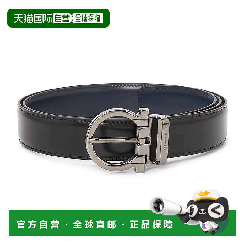 1h可退 韩国直邮ferragamo 男士 腰带菲拉格慕牛皮休闲百搭皮带