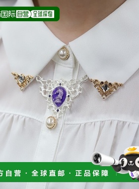 1h可退 日本直邮Axes Femme 女士古典风国际象棋骑士吊坠项链 BL6