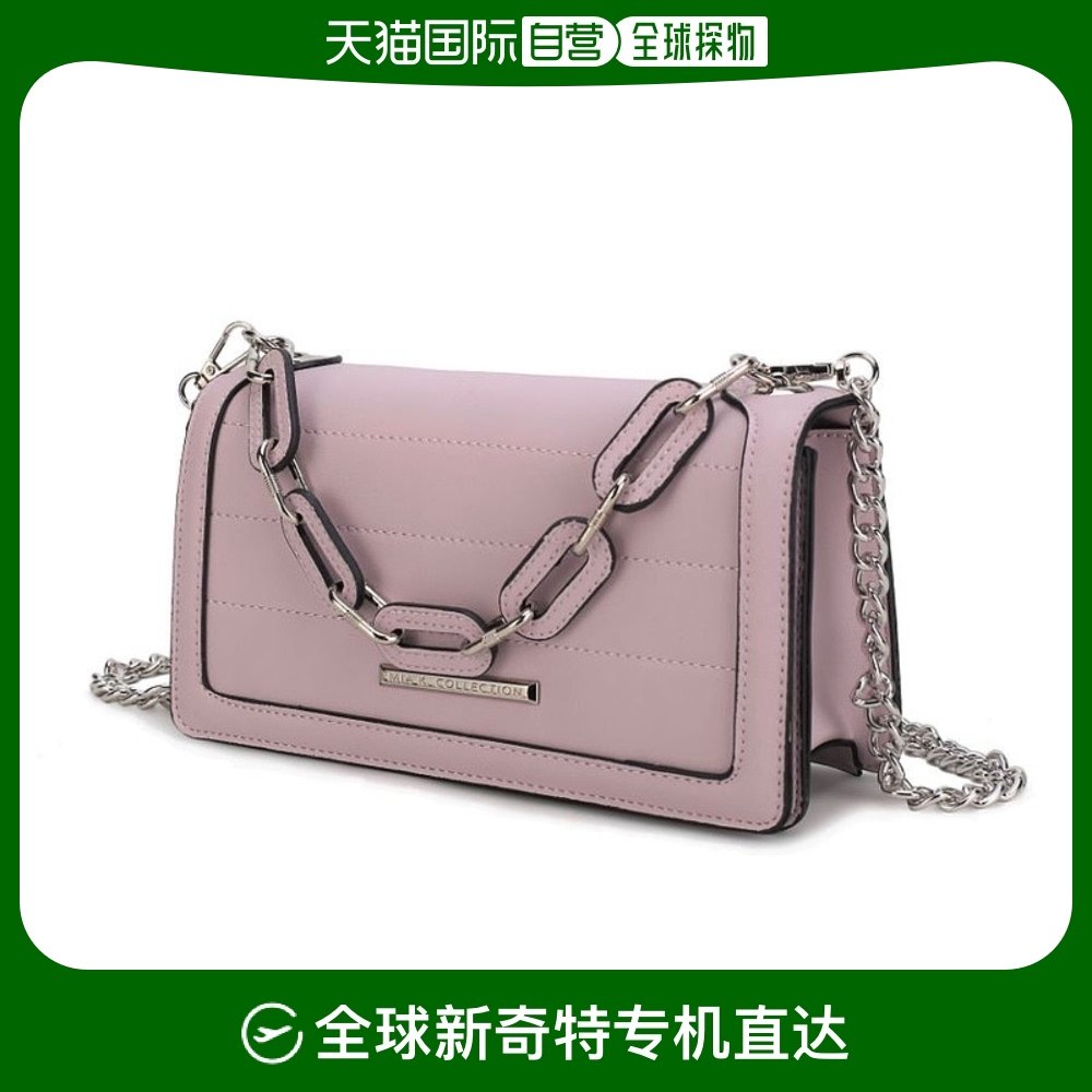 mia k collectiondora 女士纯素皮革斜挎手提包 - 淡紫色 【美国
