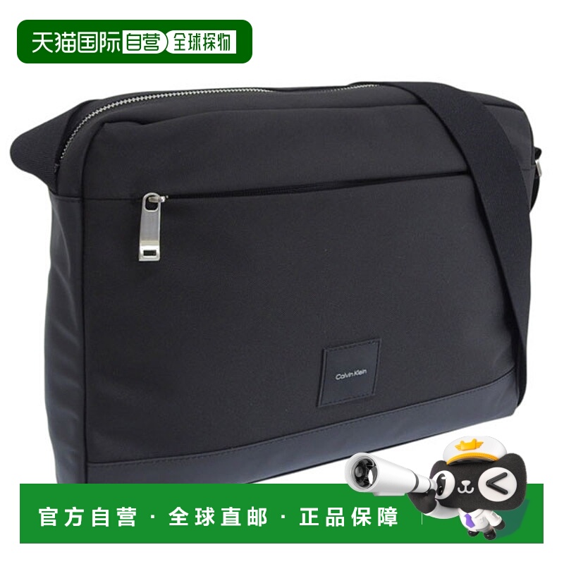 日本直邮Calvin Klein 男女士均码单肩包 黑色 4D3099G-001 A4 尺