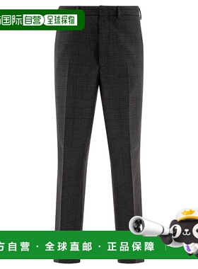 香港直邮PRADA 男士休闲裤 UPA669S22215OWF0308 AW2024 灰色