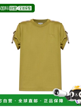 香港直邮BURBERRY 女士T恤 8110082C2985ESTATE AW2025 绿色