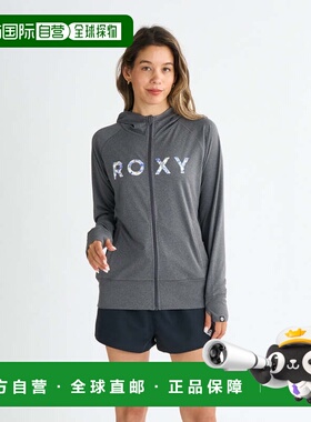 日本直邮Roxy 女性海洋风印花连帽防晒衣 ARTSY FLORAL LOGO PARK