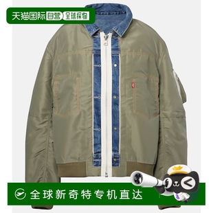 香港直邮Sacai 1h可退 女士 可反穿牛仔斜纹布套头上衣 Levi s®