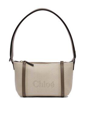 潮奢 Chloe 蔻依 女士 CHLOÉ CARRY 帆布单肩包 CH25UP566O65