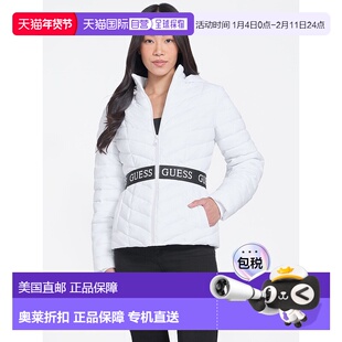 自营guessEco Kacy Puffer Jacket - pure white 美国奥莱直发