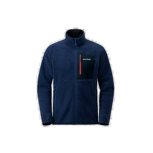 日潮跑腿montbell蒙贝欧户外内胆立领抓绒衣保暖外套夹克1106591