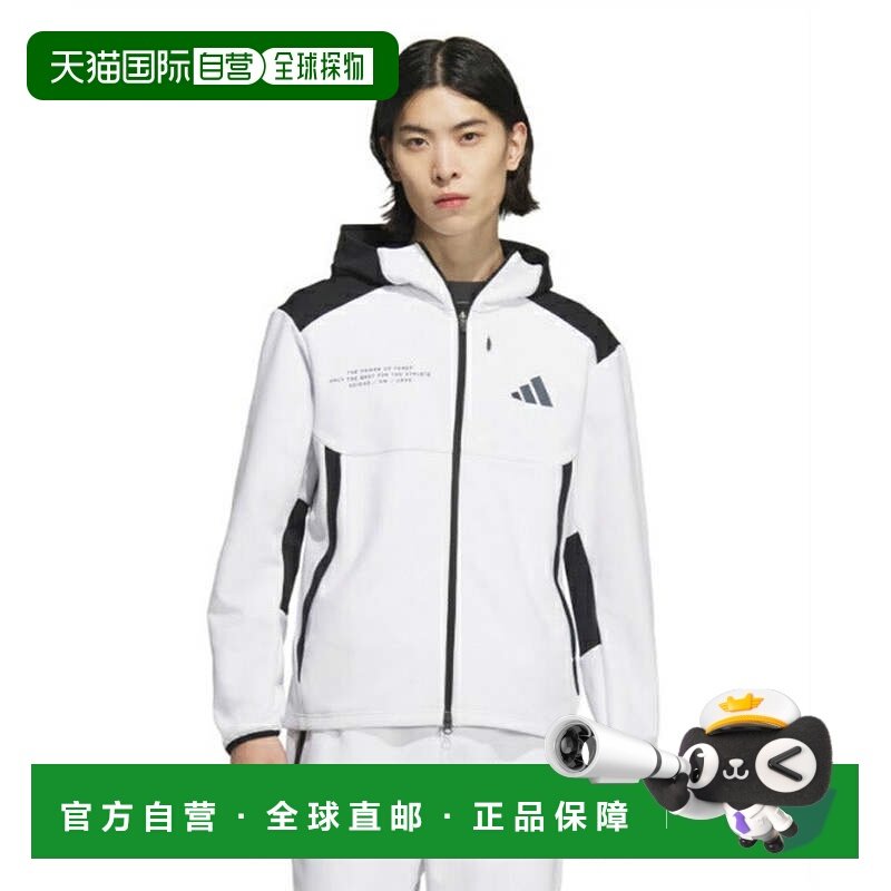 日本直邮 adidas Adptn 纹理双层针织带帽男士运动夹克 JM2082 KQ,运动服/休闲服装,运动茄克/外套,淘宝优惠券,粉丝福利购,淘宝优惠卷