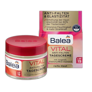 欧洲直邮Balea芭乐雅活力抗皱熟龄肌面霜防晒系数15紧致皮肤日霜