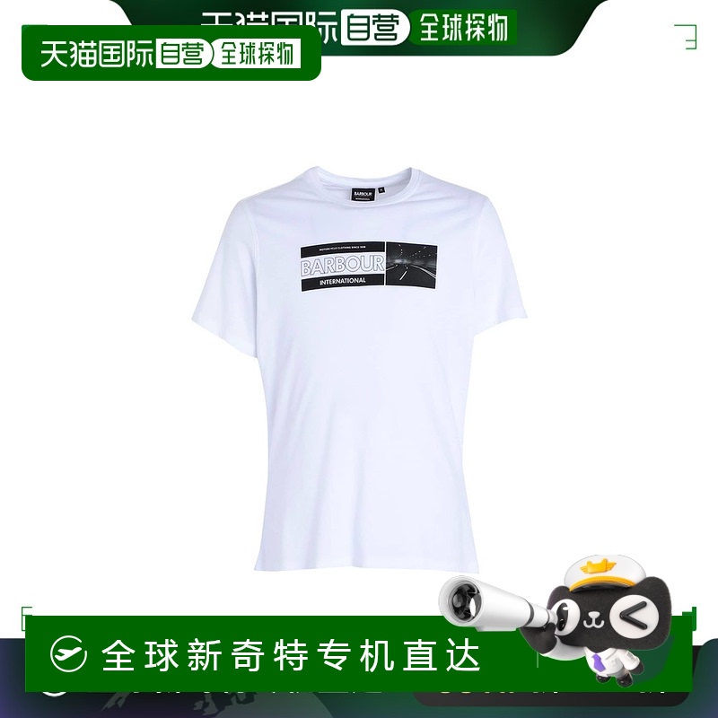 香港直邮潮奢 Barbour 巴伯尔 男士 T恤 white白色 舒适时尚