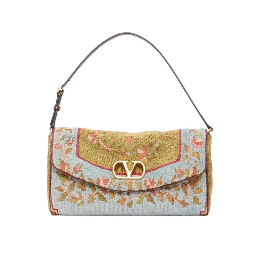 VALENTINO 女士斜挎包 WB0S09BGMR9H SS2025 花色 翻盖单肩包