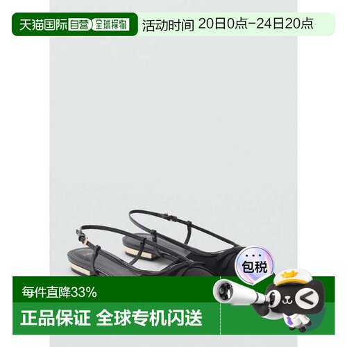 日本直邮MANGO 细带高跟鞋 MELY MA1658BW035412单鞋平底鞋